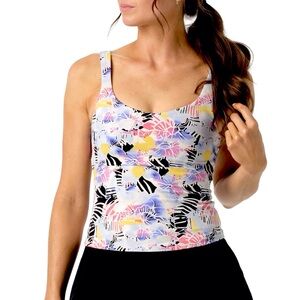 Free People Movement Never Better Long Tank Floral Size Medium